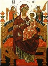 Икона Божией Матери «Всецарица» Икона Божией Матери «Всецарица»