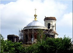 Восстанавливаемый храм с. Козлово Спировского района Тверской области Восстанавливаемый храм с. Козлово Спировского района Тверской области